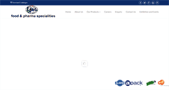 Desktop Screenshot of foodpharma.in