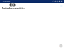 Tablet Screenshot of foodpharma.in